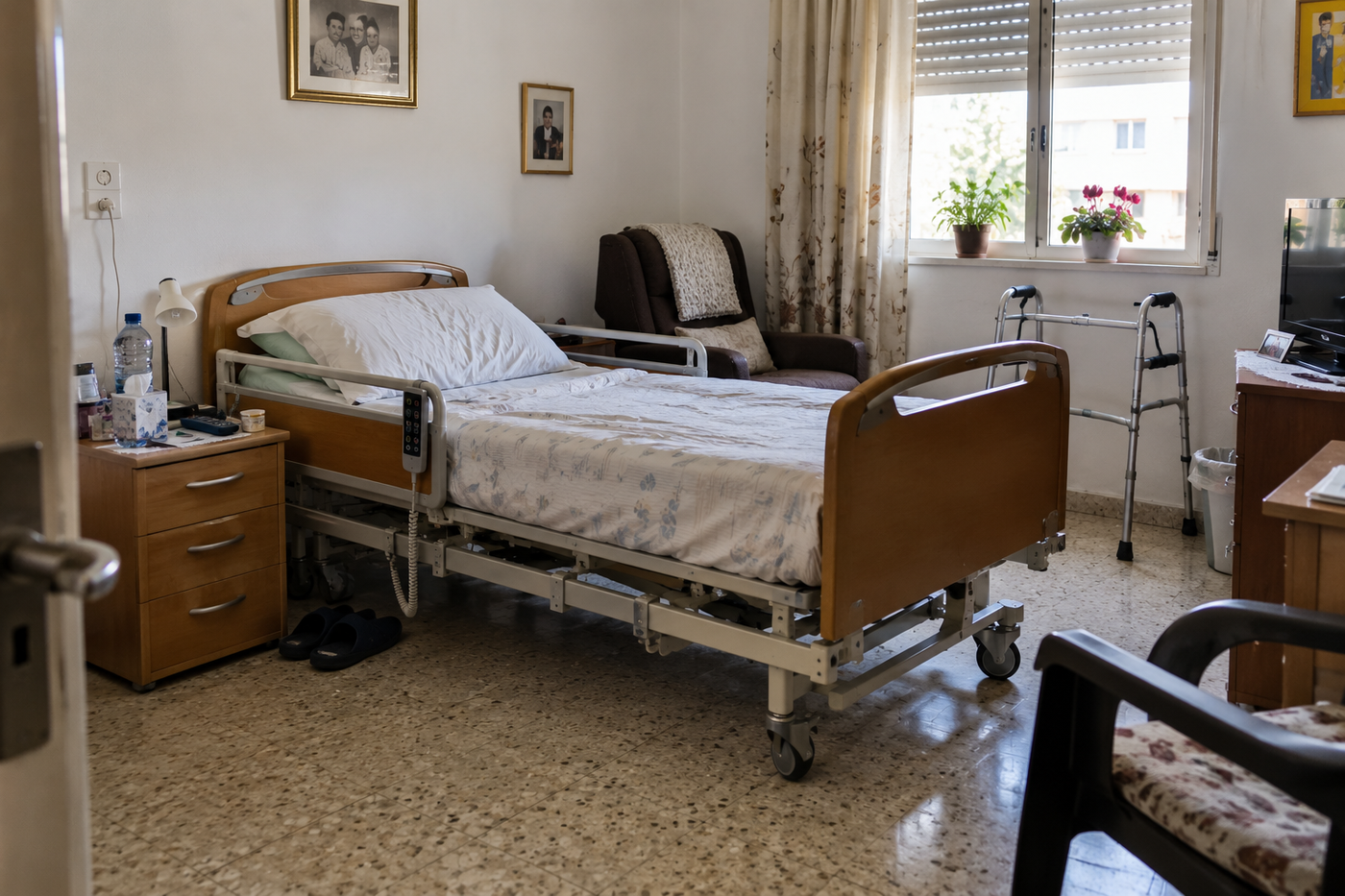 איך להכין את חדר השינה לקראת טיפול סיעודי בבית?