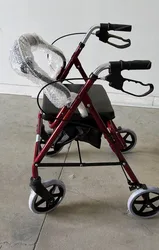 רולטור 4 גלגלים קל משקל צבע אדום